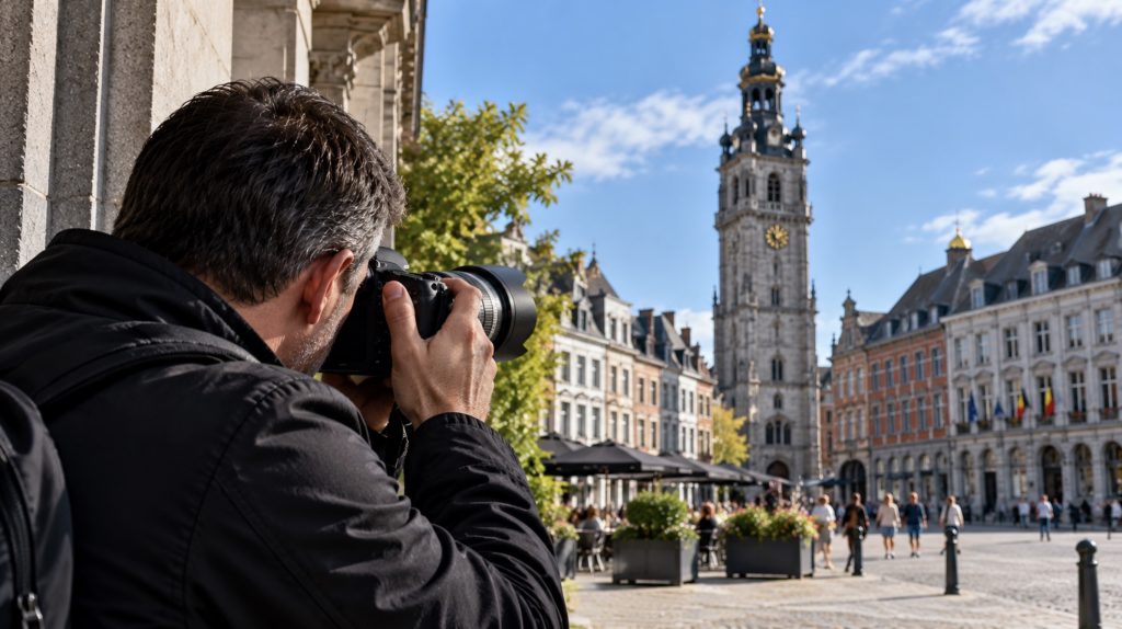 Détective privé à Mons réalisant une surveillanc.